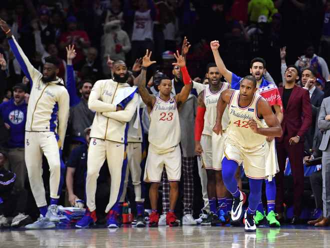 76人完胜灰熊，字母哥带队取胜